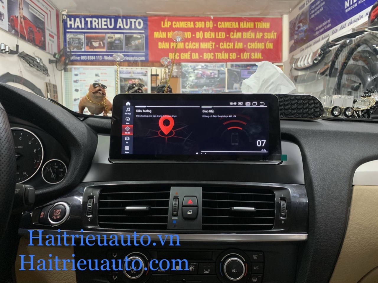 Màn hình android theo xe BMW X3 F25 4 Image