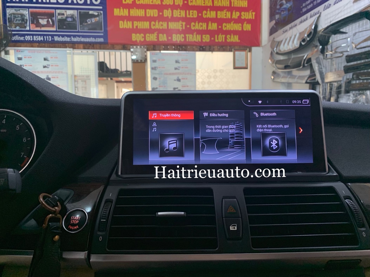 Màn hình android theo xe BMW X5 3 Image