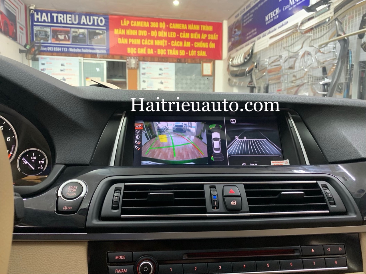 Màn hình android cho xe BMW 520i 3 Image