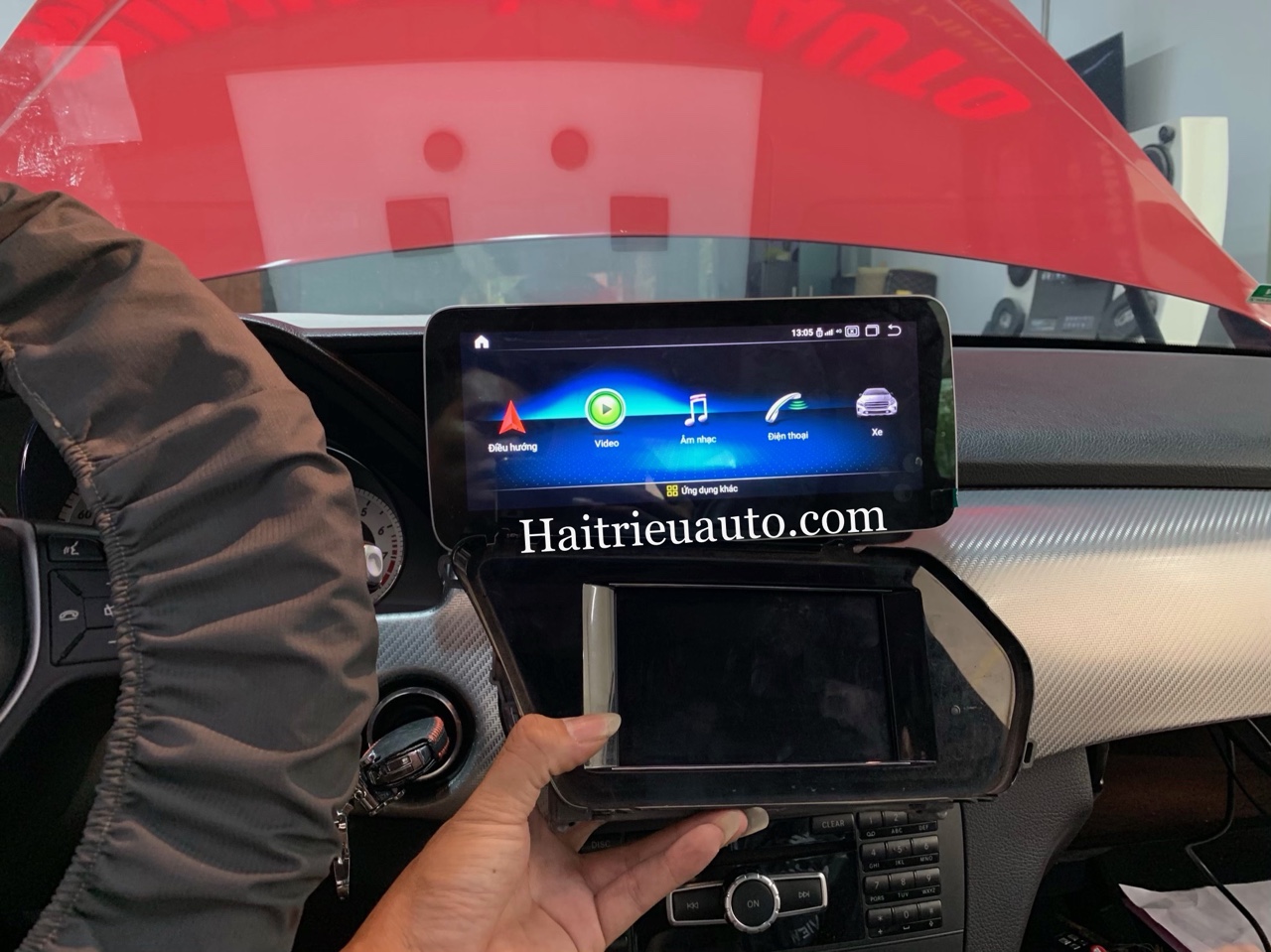 Màn hình android theo xe Mercedes GLK 4 Image