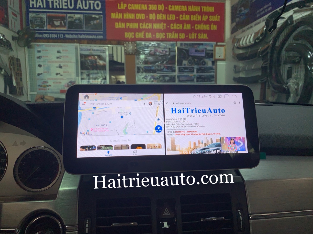 Màn hình android cho xe Mercedes GLK 2010 2 Image