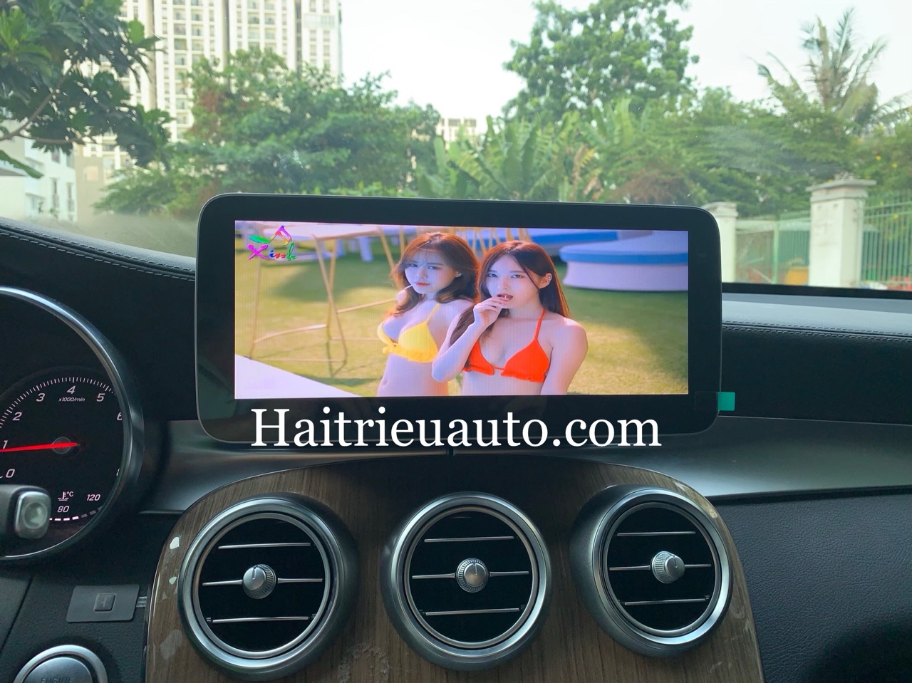Màn hình android theo xe Mercedes GLC 250 3 Image