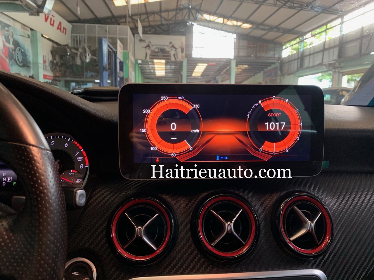 Màn hình android theo xe Mercedes A 200 4 Image