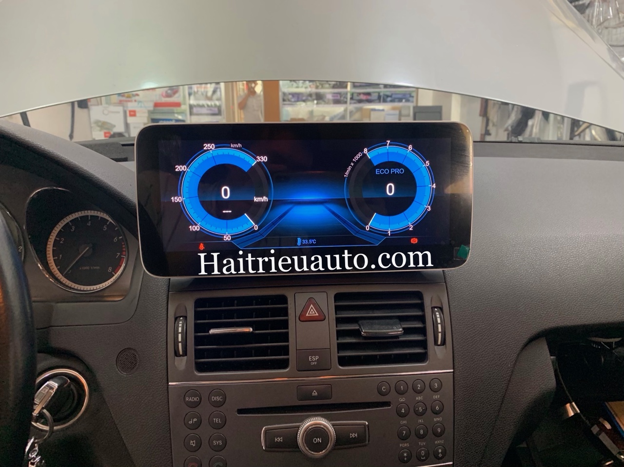 Màn hình android theo xe Mercedes C250 5 Image