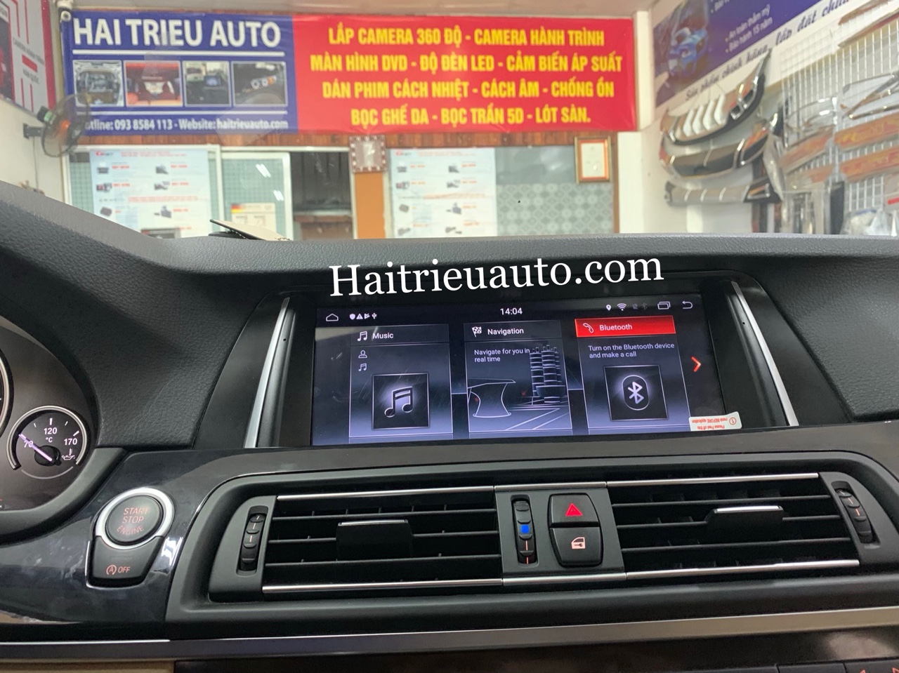 Màn hình android cho xe BMW 520i 4 Image