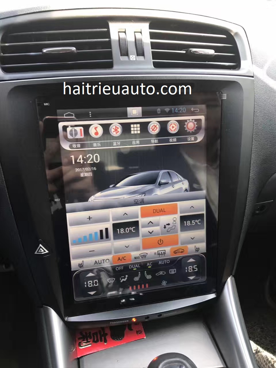 Màn hình tesla android theo xe Lexus IS 250 2 Image