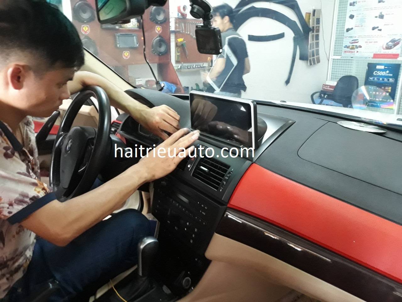 Màn hình android cho xe BMW X3 2004-2009 3 Image