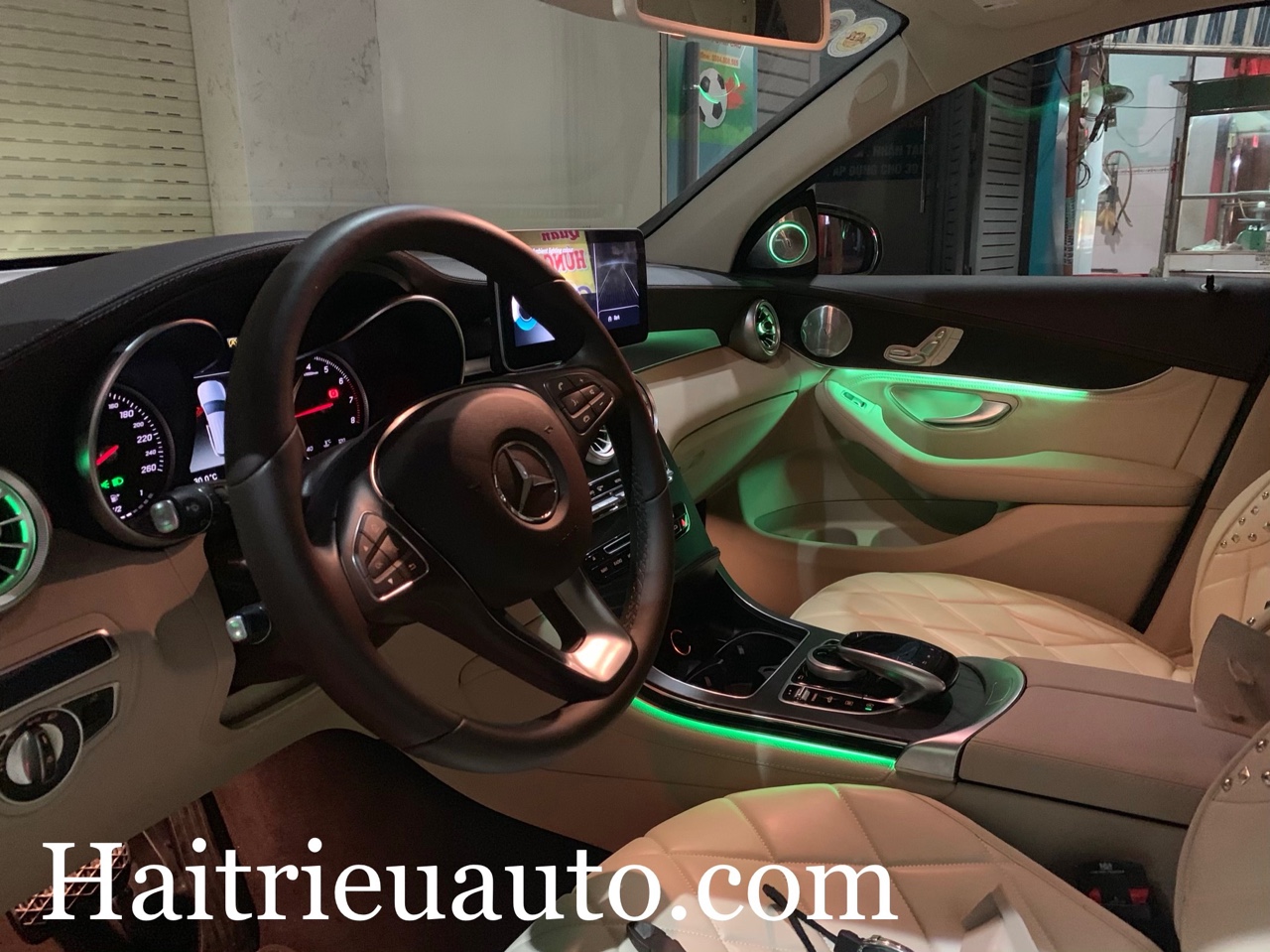 Nâng cấp led 64 mầu cho xe Mercedes GLC 4 Image