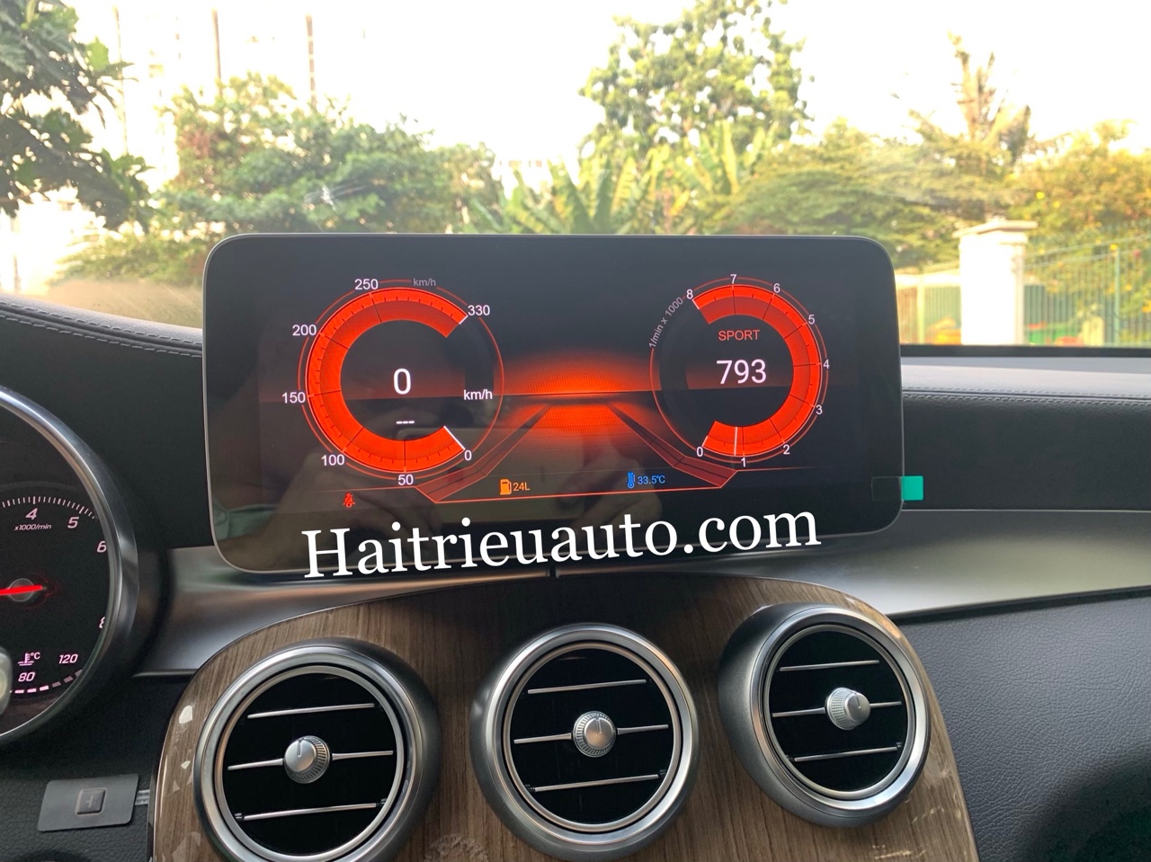 Màn hình android theo xe Mercedes GLC 250 6 Image