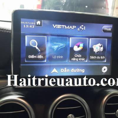 Lắp vietmap cho Mercedes GLS 400