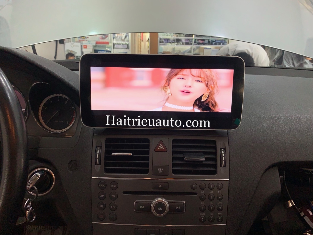 Màn hình android theo xe Mercedes C250 3 Image