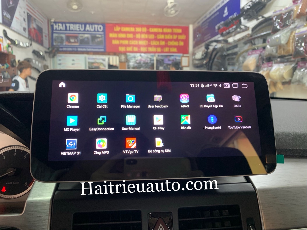 Màn hình android cho xe Mercedes GLK 2010 4 Image