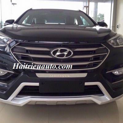 Ốp cản sau pô kép Hyundai Santafe