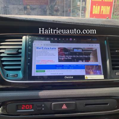 Màn hình android Zestech theo xe Kia Sedona