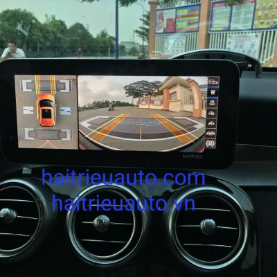 màn hình android theo xe mercedes GLS