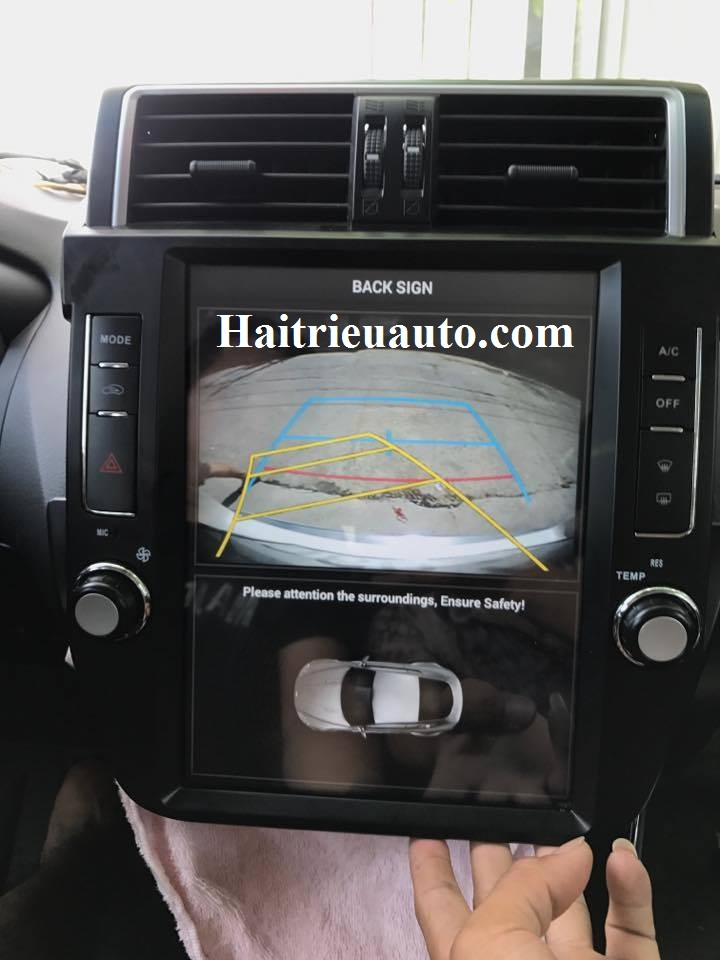 Màn hình tesla theo xe Toyota Land Cruiser Prado 2014-2017 5 Image