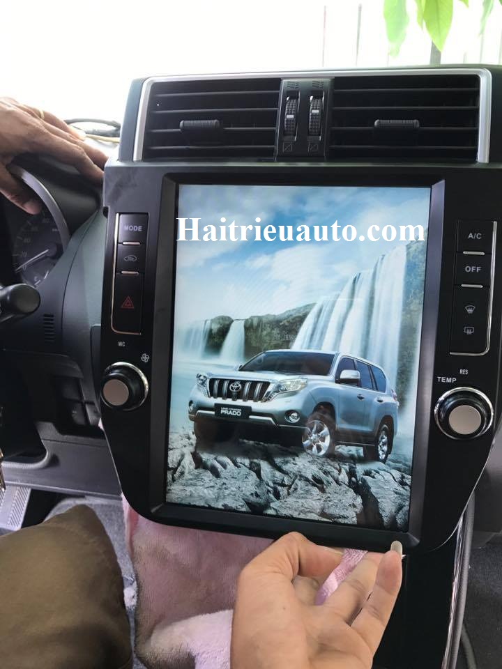 Màn hình tesla theo xe Toyota Land Cruiser Prado 2014-2017 2 Image