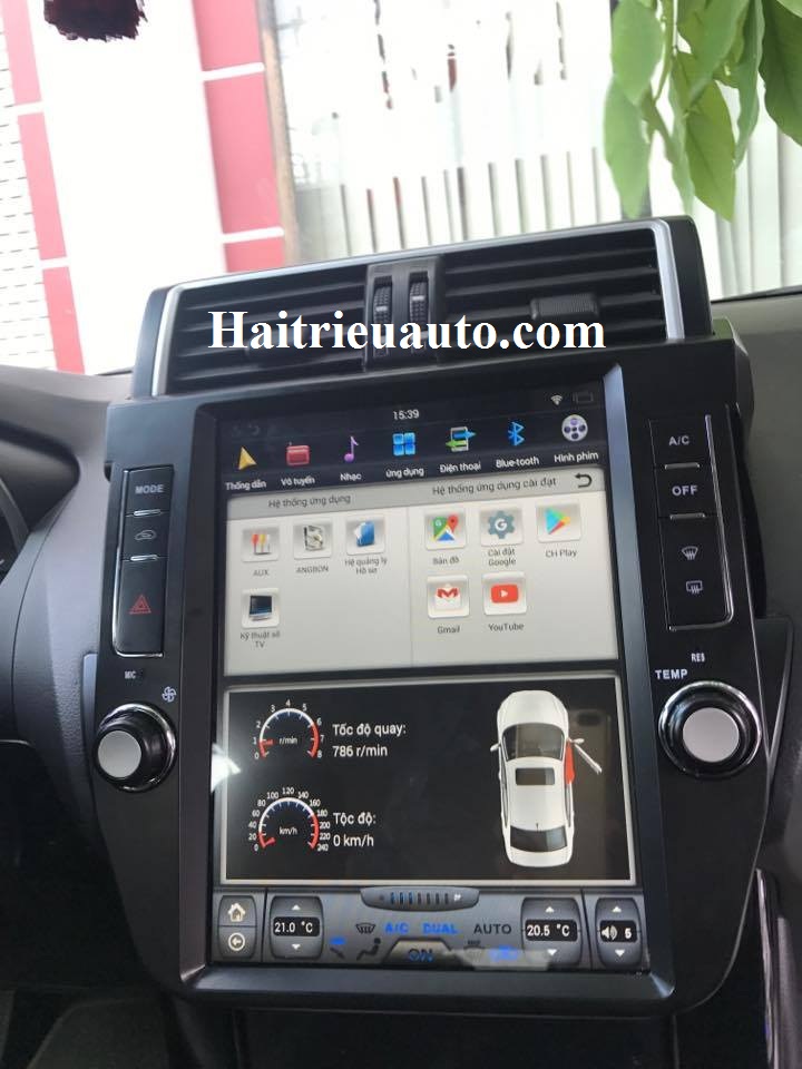 Màn hình tesla theo xe Toyota Land Cruiser Prado 2014-2017 3 Image