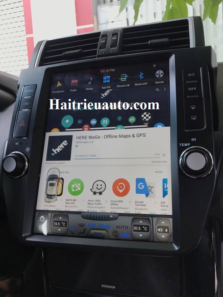 Màn hình tesla theo xe Toyota Land Cruiser Prado 2014-2017 4 Image