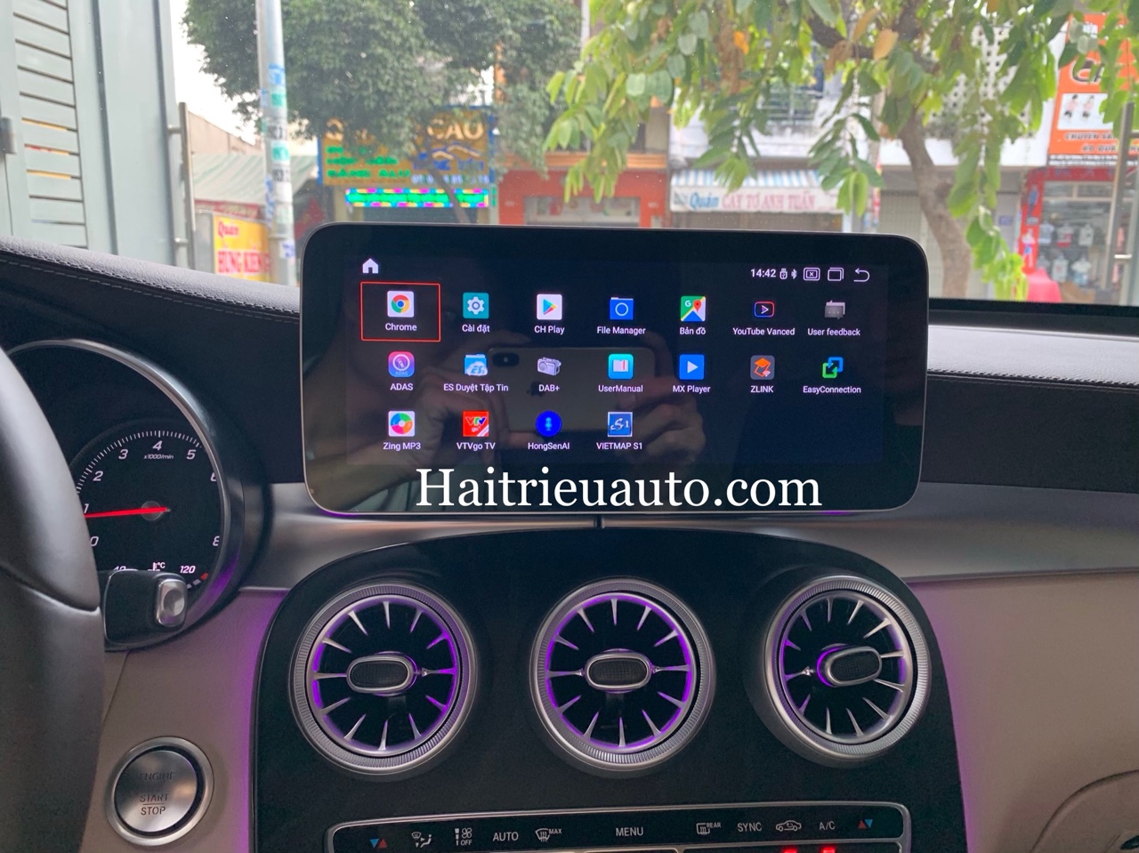 Màn hình android theo xe Mercedes GLC 300 4 Image