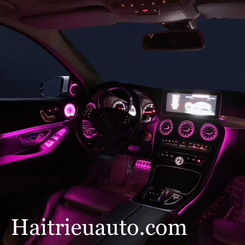 Nâng cấp led 64 mầu cho xe Mercedes C 300 3 Image