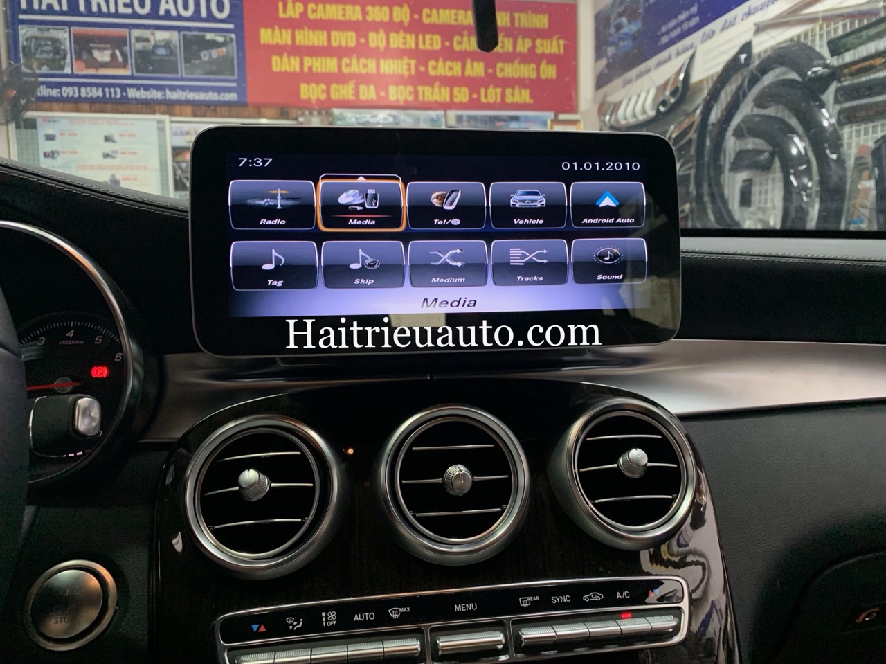 Màn hình android Mercedes GLC 200 3 Image