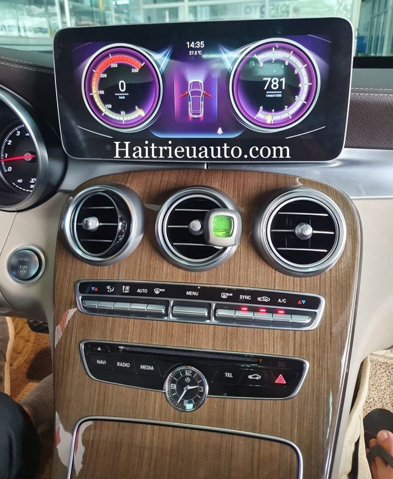 Màn hình android cho xe Mercedes C250 2017 3 Image
