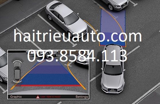 Lắp camera lùi cho xe udi Q7 2017 3 Image