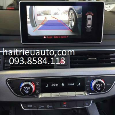 Lắp camera lùi cho xe udi Q7 2017