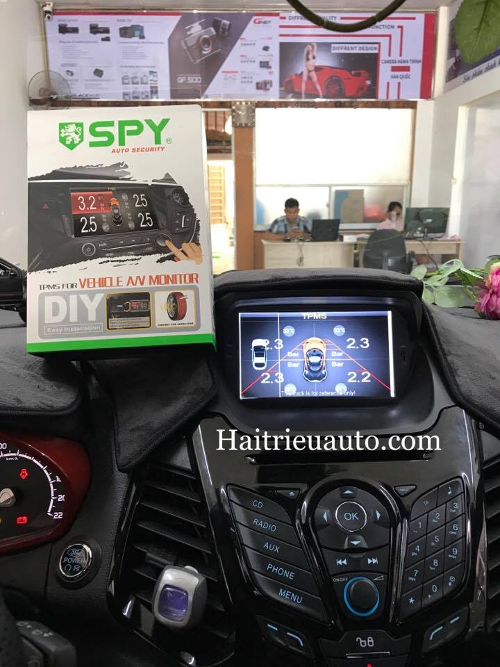 Cảm biến áp suất lốp SPY tích hợp màn hình DVD ecosport 2 Image