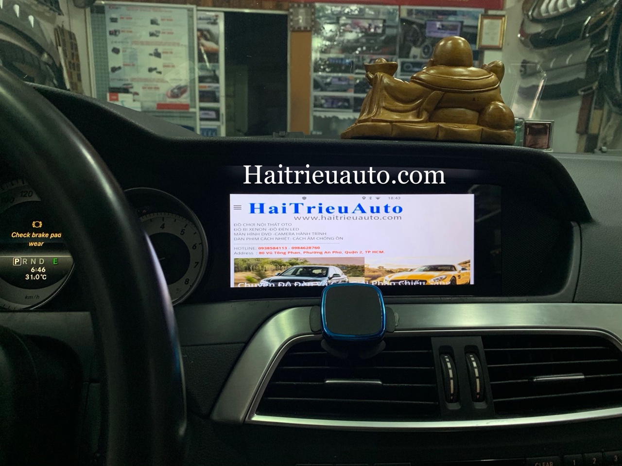 Màn hình android theo xe Mercedes C Class 4 Image