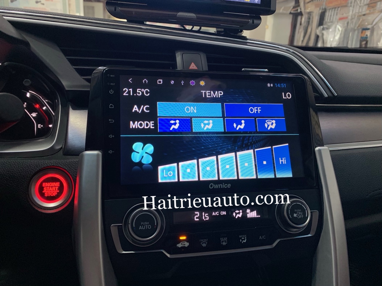 màn hình android Ownice theo xe Honda Civic 5 Image