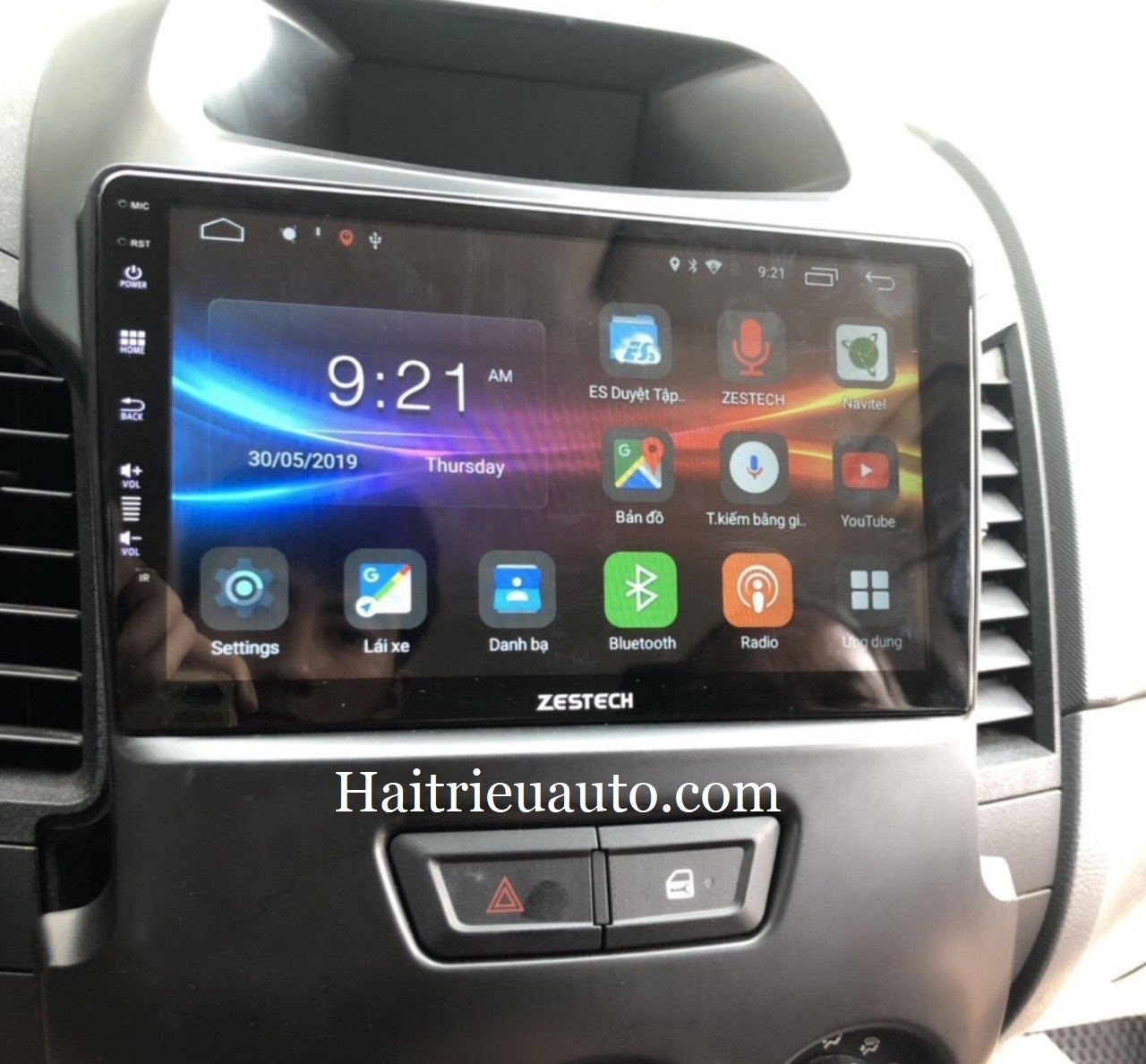 màn hình android theo xe Ford Ranger 2015 2 Image