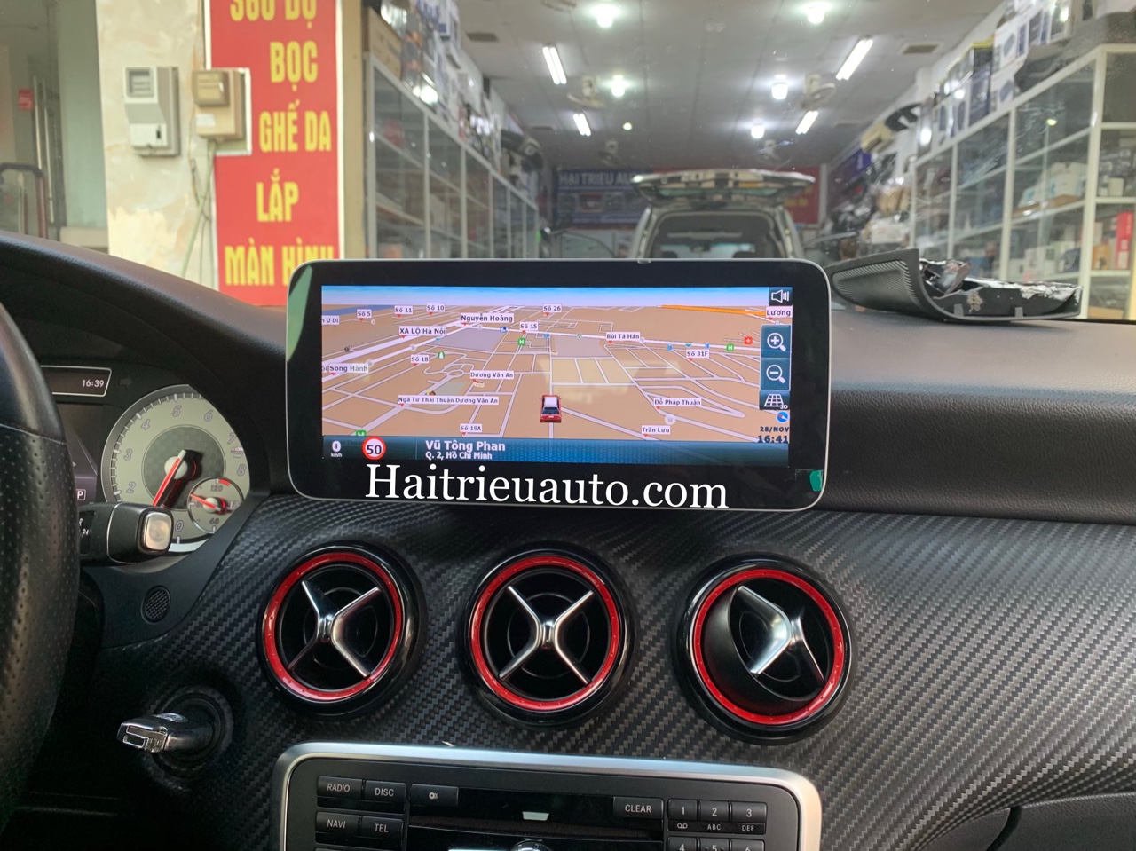 Màn hình android theo xe Mercedes A 45 4 Image