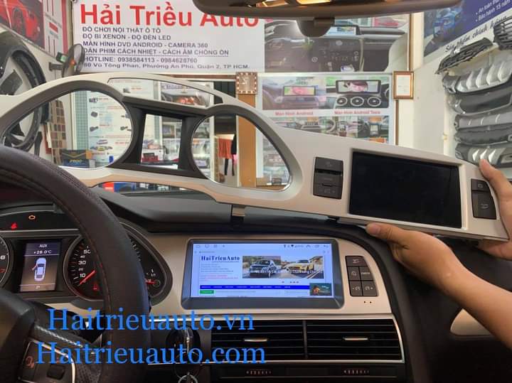 màn hình android theo xe audi A6 2011 2 Image