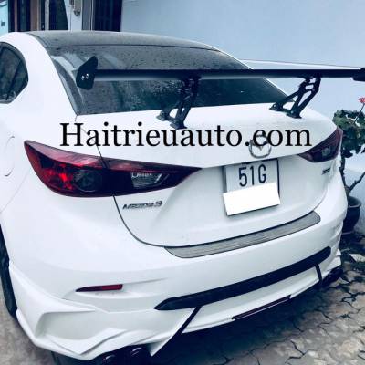 ốp chia đôi pô xe mazda 3 2017