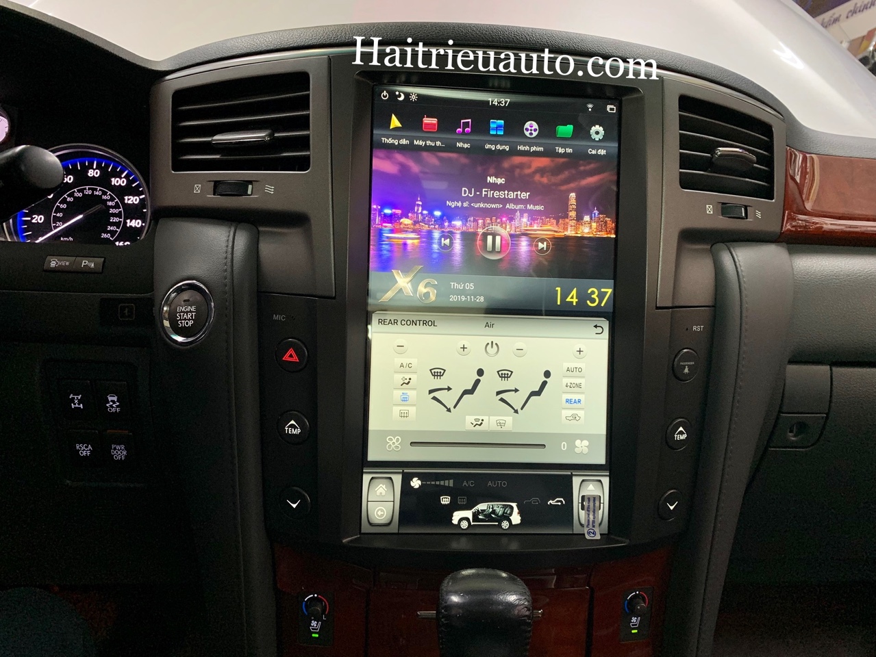 Màn hình tesla android xe Lexus LX 570 4 Image