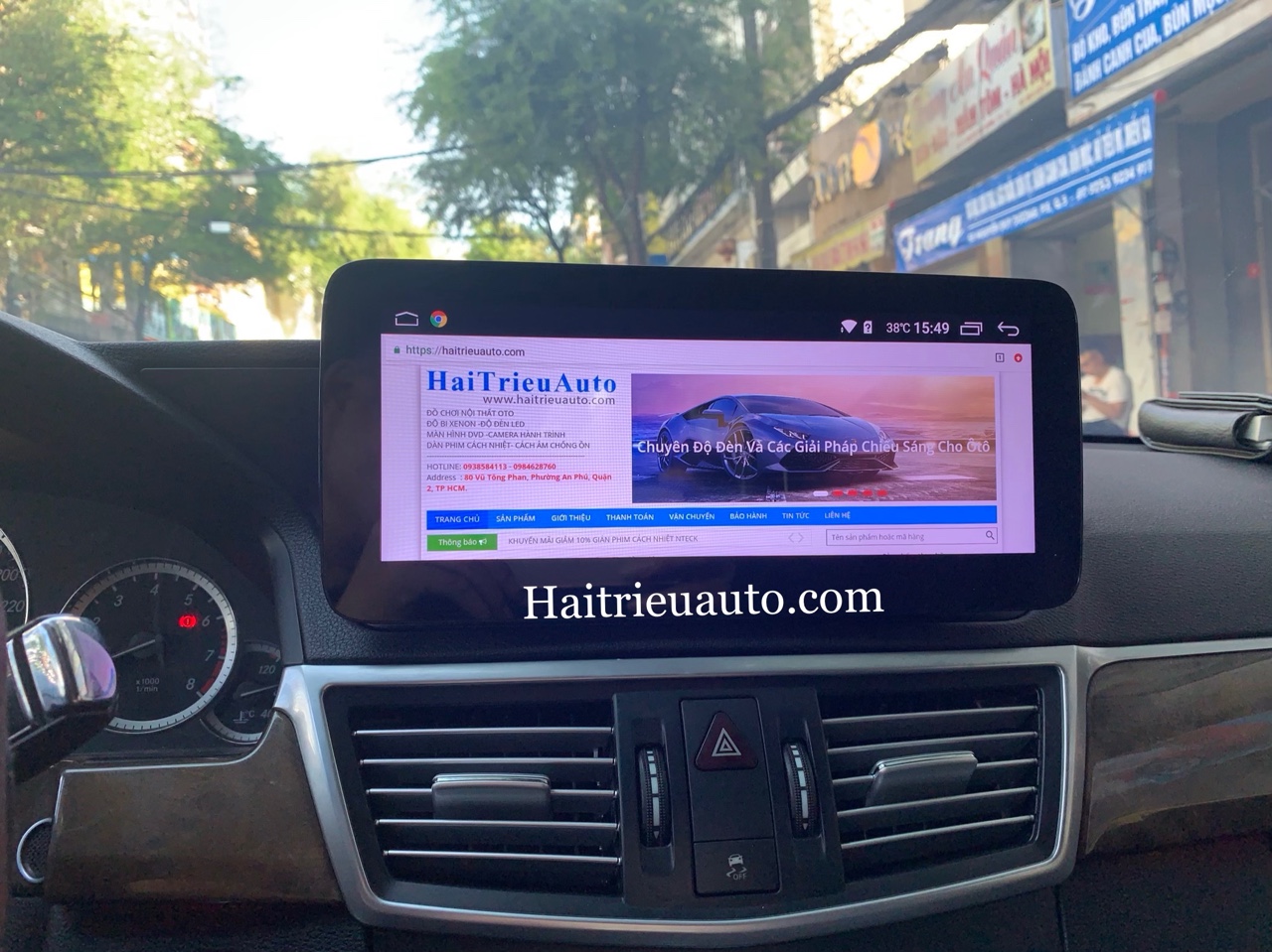 Màn hình android theo xe Mercedes E Class 2 Image