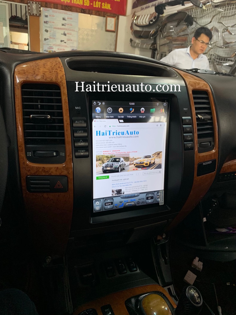 Màn hình tesla theo xe Lexus GX470 2004-2009 2 Image