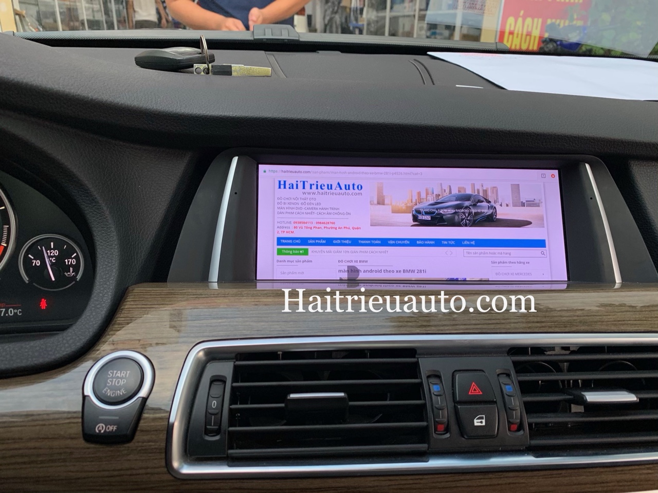 Màn hình android theo xe BMW 528i GT 2 Image