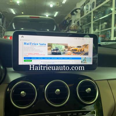 Màn hình android theo xe Mercedes C200 2006-2010
