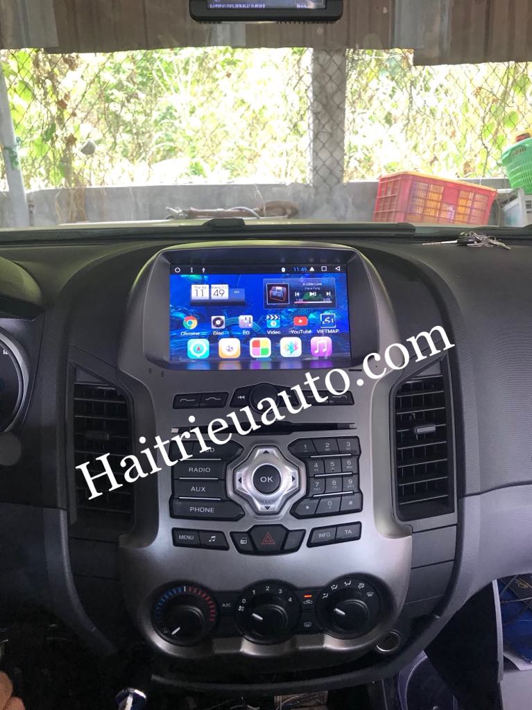 màn hình android theo xe Ford Ranger 2015 4 Image