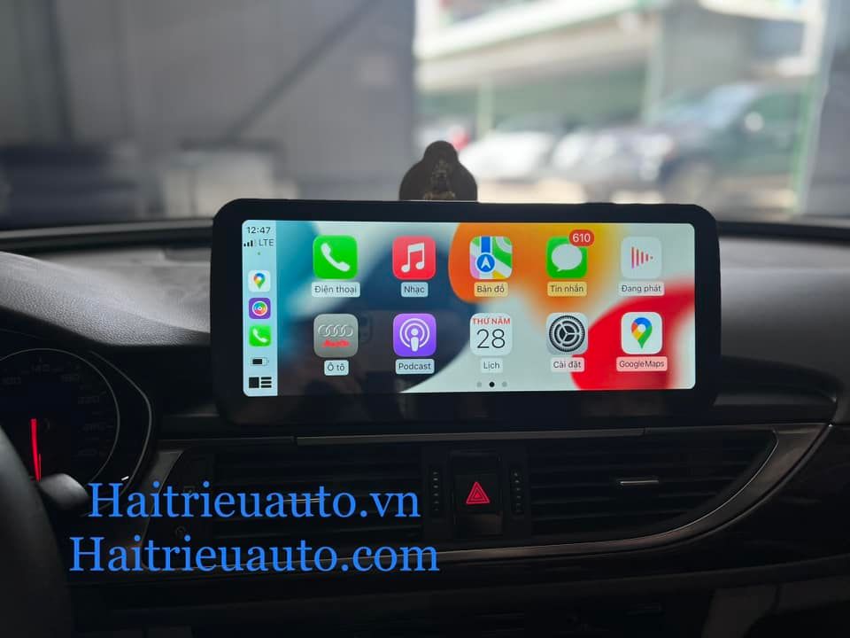 Màn hình android xe audi A6 2016 3 Image