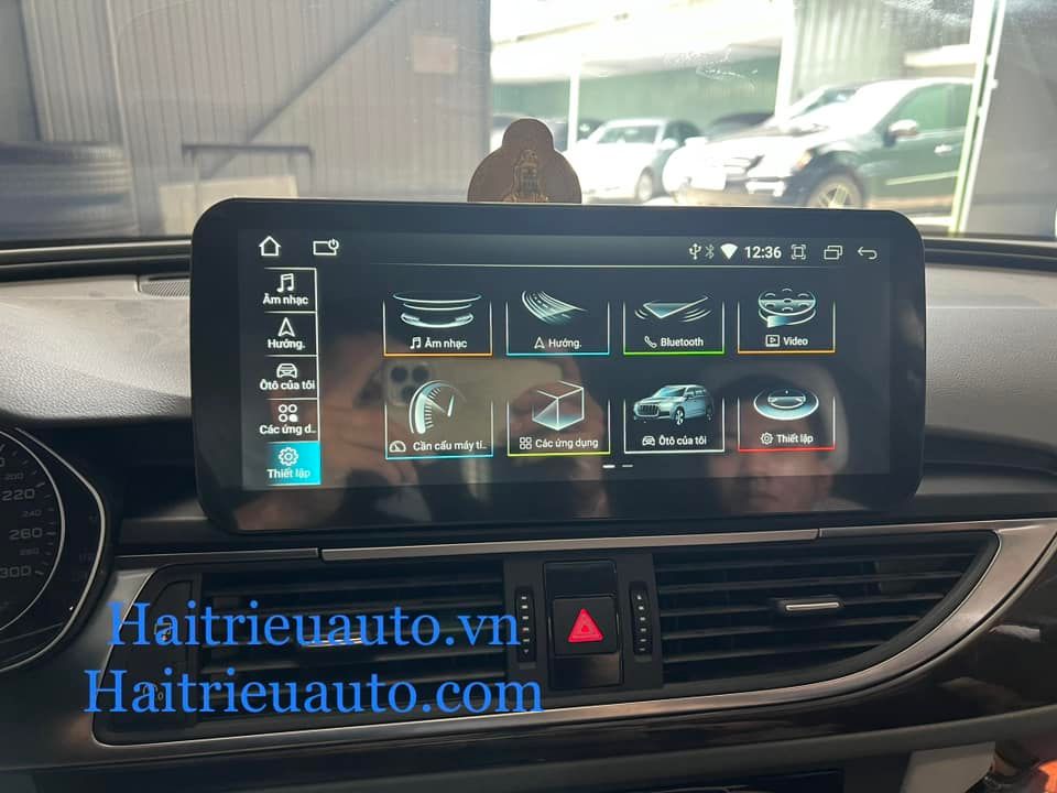 Màn hình android xe audi A6 2016 5 Image