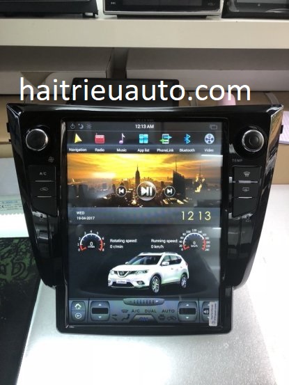 màn hình tesla theo xe Nissan X-Trail 2 Image