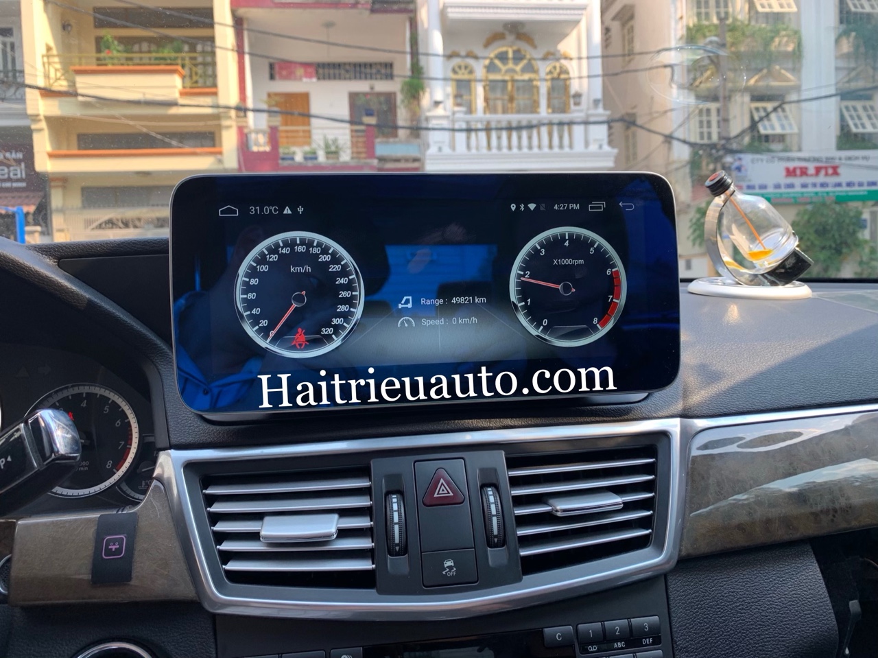 Màn hình android theo xe Mercedes E300 3 Image