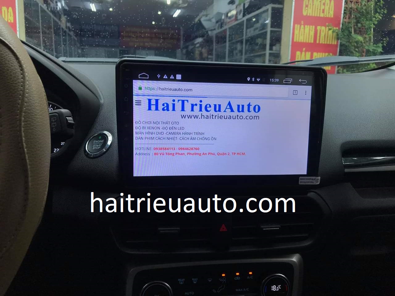 màn hình android theo xe ecosport 2019 3 Image
