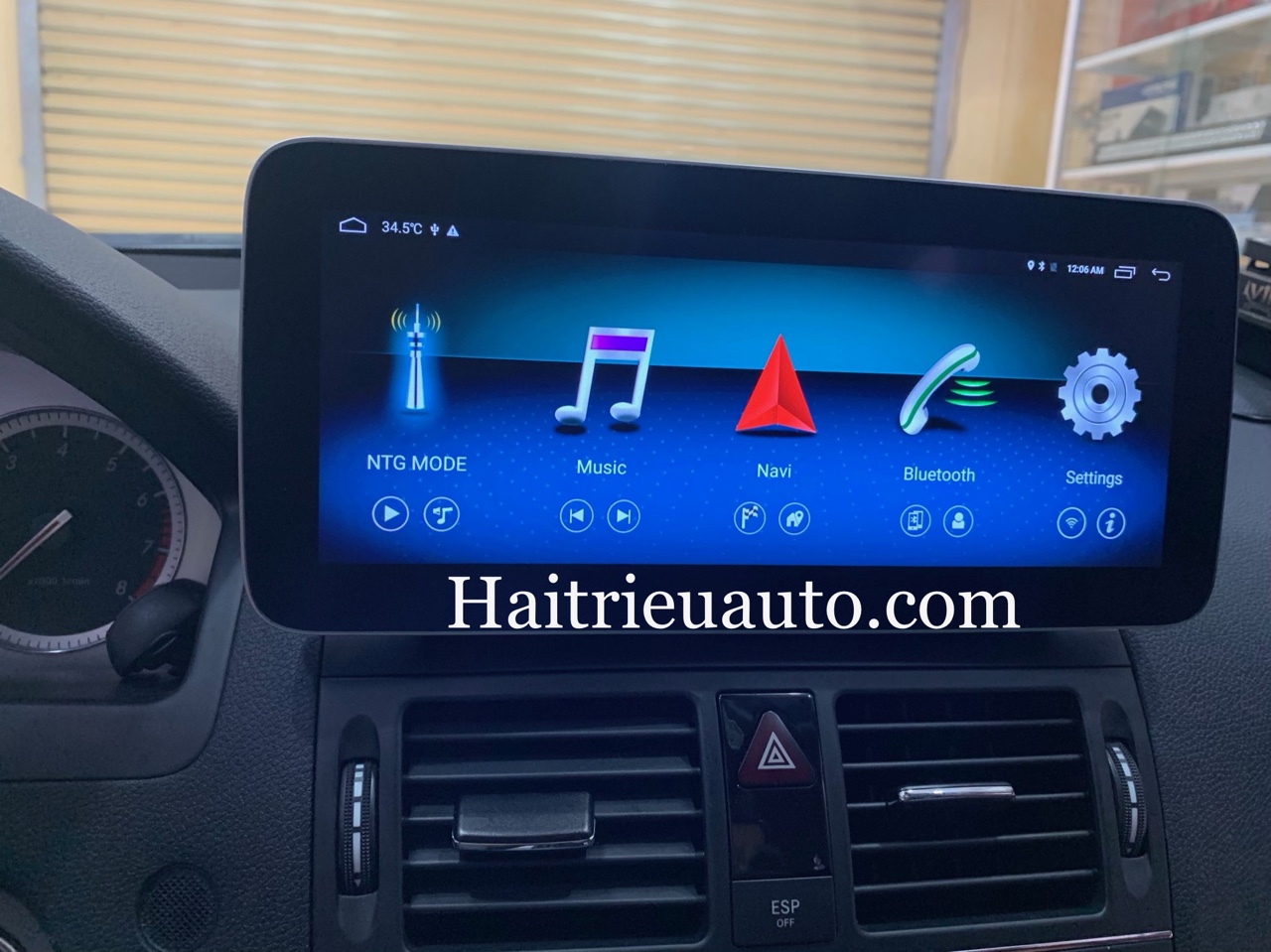 Màn hình android theo xe Mercedes C200 2006-2010 3 Image