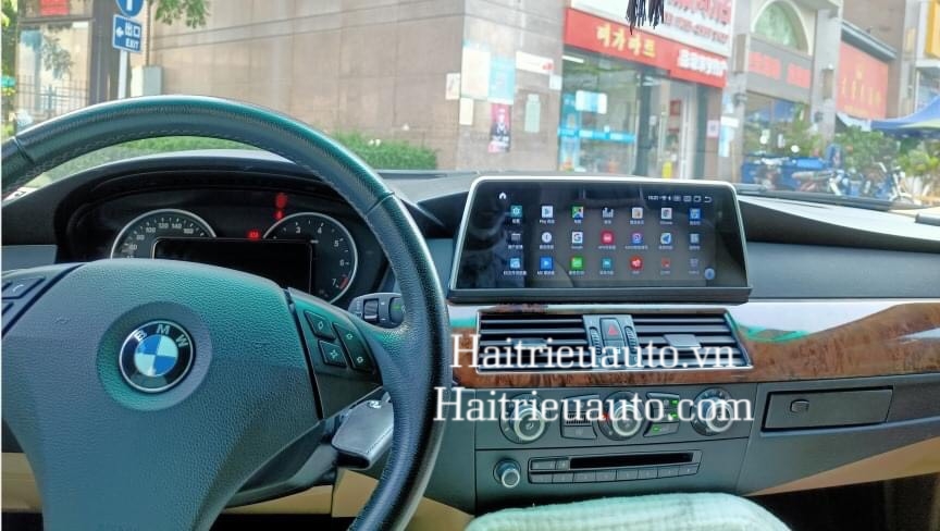 Màn hình android theo xe BMW E60 4 Image