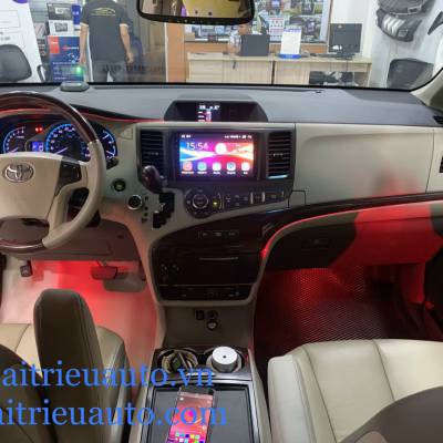 Màn hình android theo xe toyota sienna